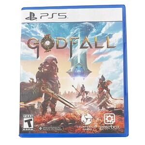 Godfall PS5 Sony PlayStation 5 Game Disc w/case great shape